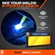 thumbnail image 2 of Lente de soldadura Ridge Products The King Gold Shade 10, oscurecimiento automático, 2 of 5
