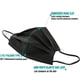 thumbnail image 4 of Mascarillas Desechables Earloop De 3 Capas (negras), 4 of 6