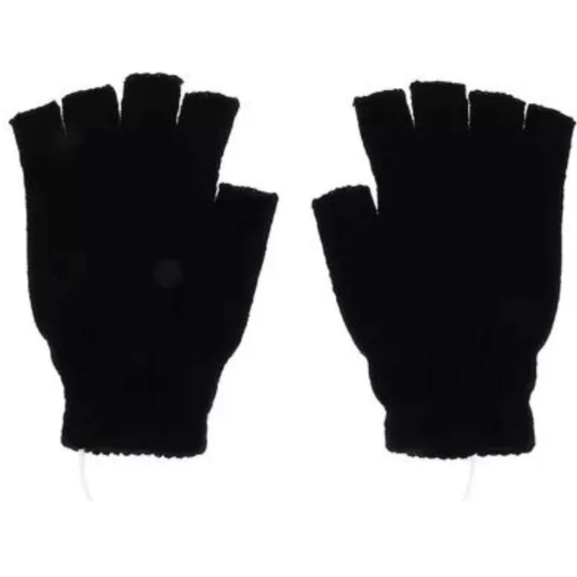 Ekolmac - Guante De Lana Sin Dedos Medio Dedo Comodo De Invierno