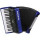 thumbnail image 1 of Acordeón Cromático Hohner Bravo Iii 96 A16742 - Blue, 1 of 3