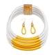 thumbnail image 2 of Joyas Africanas Collar Dispositivos Gargantilla Para Aniversario Nupcial Boda Fiesta Blanco, 2 of 5