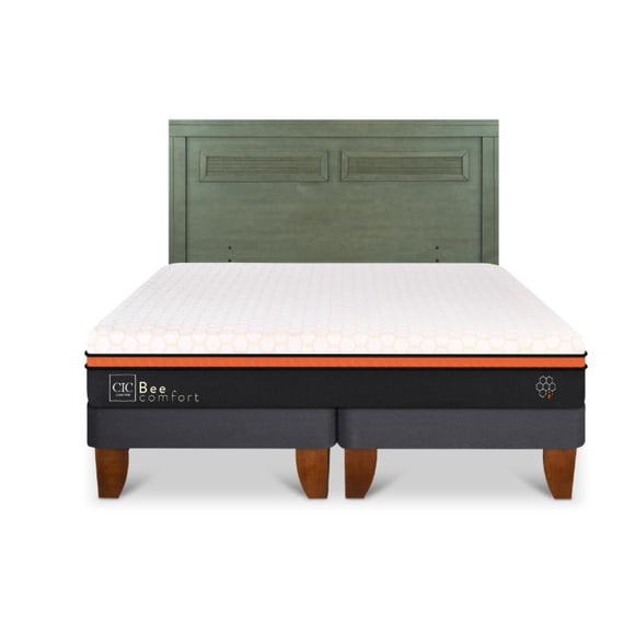 Cama Europea Bee Comfort King Base Dividida