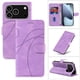 thumbnail image 1 of Funda tipo cartera con tapa para iPhone 17 Pro con tarjetero, soporte y cubierta magnética Morado, 1 of 6