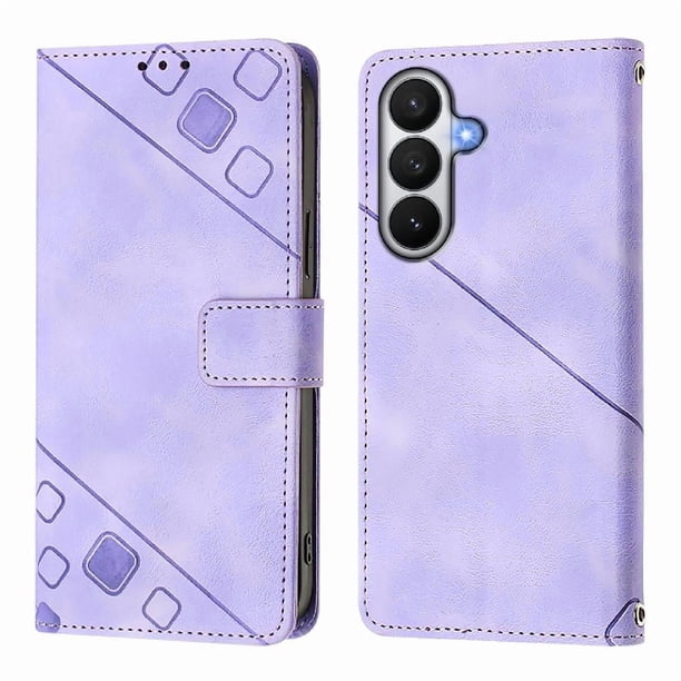 Funda Cartera para Samsung Galaxy S26 Pro con Soporte y Ranuras, Resistente a Golpes y Rayones Morado