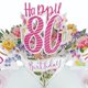thumbnail image 4 of Tarjeta de Felicitación Pop‑Up 80.º Cumpleaños 3D, 4 of 9