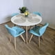 thumbnail image 1 of Comedor Mesa blanca 100cms + 4 Sillas Mariposa Wood Menta, 1 of 3