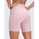 thumbnail image 2 of Pantalones cortos CRZ YOGA ButterLuxe Biker de cintura alta de 6 pulgadas Pink Haze L, 2 of 4