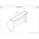 thumbnail image 4 of Arrimo Frizz Rectangular Marmoleado Blanco, 4 of 4