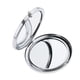 thumbnail image 5 of Bolsillo plegable premium de viaje 1pc espejo de maquillaje compacto plata de dos lados, 5 of 5