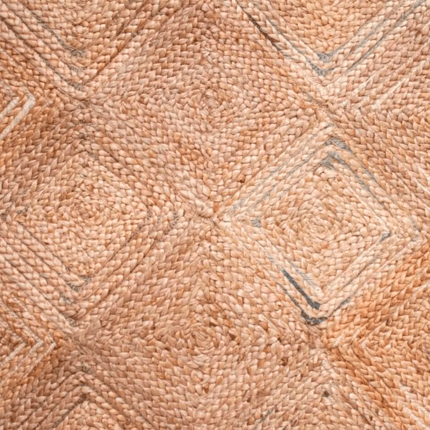 Bazhars - Alfombra 190x290 Cm Yute Heri Braided Nmulti Bk