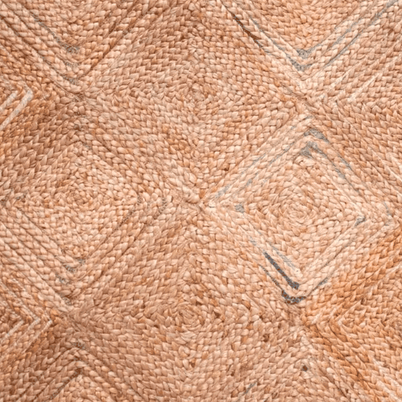 Alfombra 190x290 Cm Yute Heri Braided Nmulti Bk