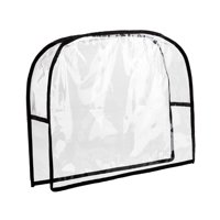 Ioensy - Silla Trasera Cubierta Impermeable Silla De Estilo Para Centro De Belleza Peluquería Spa Negro Redondo S
