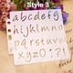 thumbnail image 4 of Alphabet Letter Stencils for Painting, Scrapbooking, Embossing, and Stamping - DIY BEV, 4 of 4