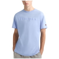 Camiseta Champion Classic Graphic Script Logo Azul Peltre