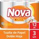 thumbnail image 1 of Pack 3 Toalla de Papel Nova Clásica 3 un 12 mt, 1 of 7