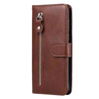 Gangxun - Funda Con Cremallera Para Iphone 13, Carcasa Cartera De Cuero Pu Con Soporte Y Tarjetero