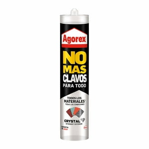 Adhesivo Montaje No Mas Clavos Para Todo Transparente Agorex 290G