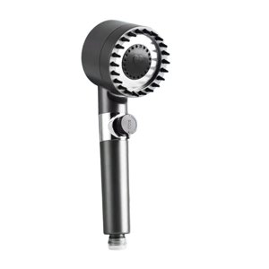 Magideal - Cabezal De Ducha De Alta Presión, Filtros Suavizantes De Agua, Ahorro De Alto Flujo, Cabezal De Ducha Filtrado Antifugas, 3 Modos De Pulverización Gris