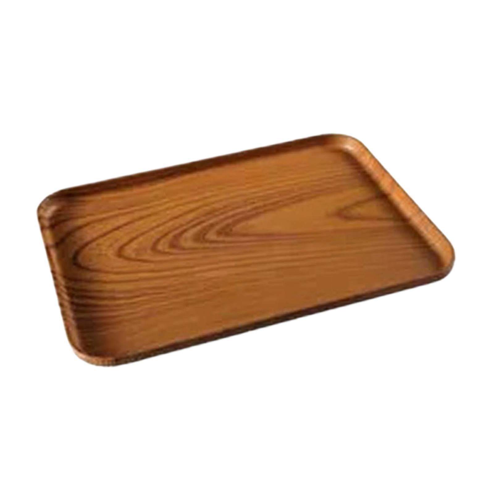 Magideal - Bandeja Para Servir, Bandeja Para Mesa De Centro Para Desayuno, Vajilla, Vajilla, Plato Para Bebidas De Té, Plato De Postre Para Cocina, Habitación Y M