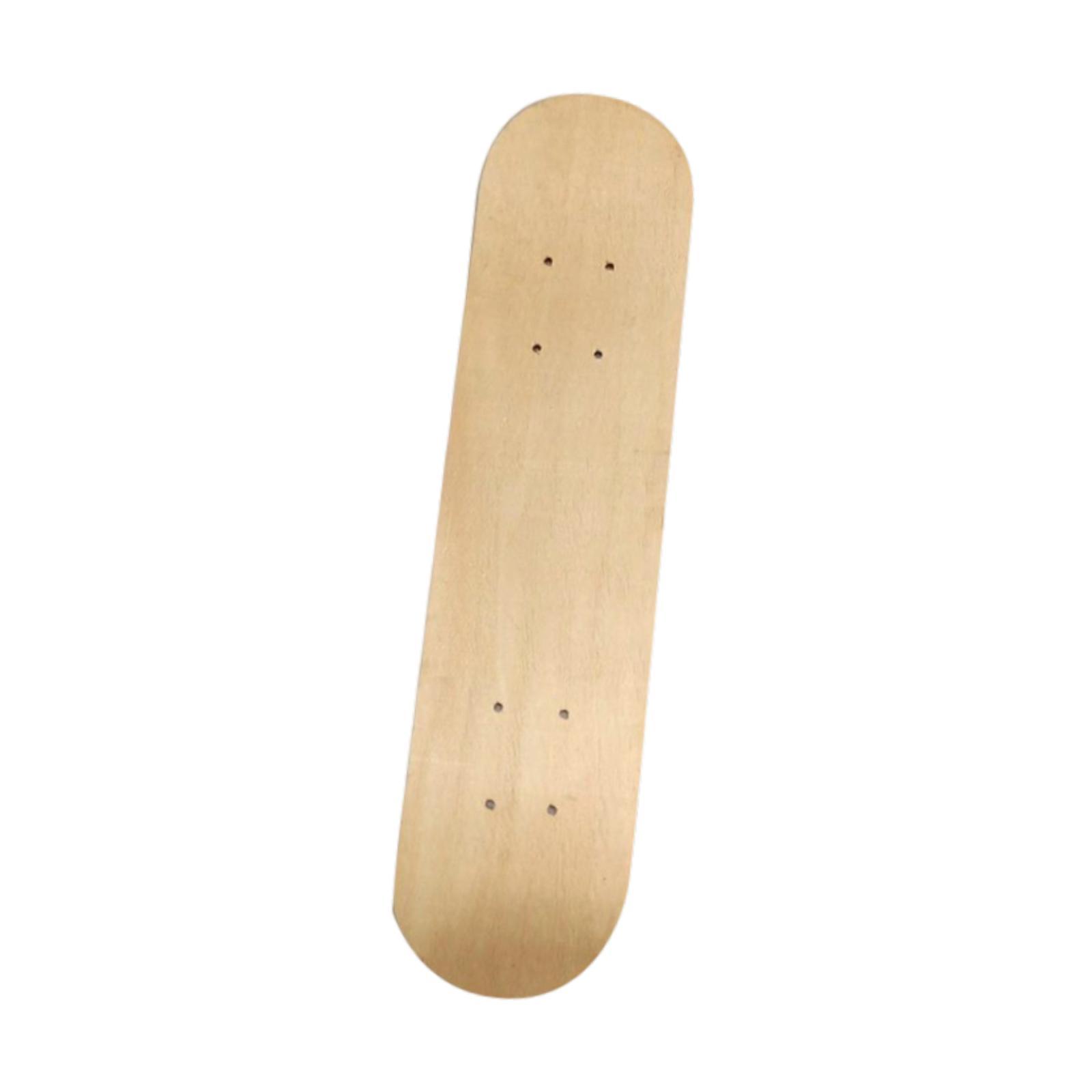 Magideal - Tabla De Skate En Para Armar, Decoración Resistente, Ligera, Sin Terminar, Pintura Artística De Repuesto Para Niños, Niñas Y Niños. 43 Cm