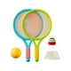 thumbnail image 4 of Juego de bádminton y tenis para niños, juego de raquetas de tenis, regalo de juego, raqueta de tenis para niños, niñas y niños, jugadores principiante Verde azul, 4 of 5