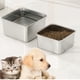 thumbnail image 2 of Cuenco de acero inoxidable para perros, cuenco grande para comida de perros, cuenco grande para agua y comida de perros para exteriores, cuenco duradero para comida de perros, 2 of 5
