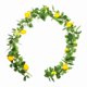 thumbnail image 5 of Guirnalda De Limones Artificiales, Fruta Falsa, Día De San Valentín, Flores Artificiales, Vegetación, Estilo Enredadera C, 5 of 5