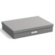 thumbnail image 1 of Caja de almacenamiento Bigso Box 43 × 31 × 8 cm gris de fibrocartón, 1 of 7