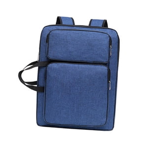 Bothyi - Art Portfolio Case Draw Board Storage Tote Para Lápiz Papelería Suministros De Arte Azul
