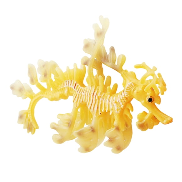 Figuras De Animales Marinos Modelo De Dragón Marino Manualidades Para Regalos De Cumpleaños Niños Pequeños Amarillo