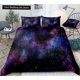 thumbnail image 1 of x1207 Bed SheetsStarry Sky Duvet Cover Colorful Galaxy Bedding Set Outer Space /Quilt Cover Glitter Polyester Comforter Cover 3-Piece Bedding Set (1 Duvet Cover + 2 Pillow Shams) nj1207, 1 of 5