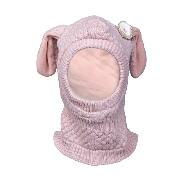 Gorro Bebe Niña Rosado Pillin