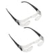 thumbnail image 3 of 2 Piezas Max TV Television Lupas 2.1X 0 A 300 Grados Gafas, 3 of 3