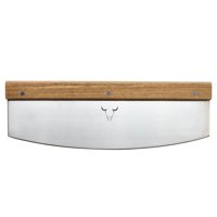 Disparo - Cortador De Pizza Madera Y Filo Acero 35 Cm Wayu