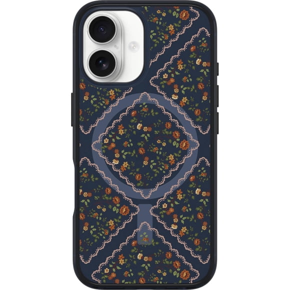 Funda OtterBox Symmetry Floral Blue para iPhone 16