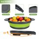 thumbnail image 5 of Colador de alimentos ROTTOGOON plegable pack de 3 (3, 4 y 5 QT), 5 of 8