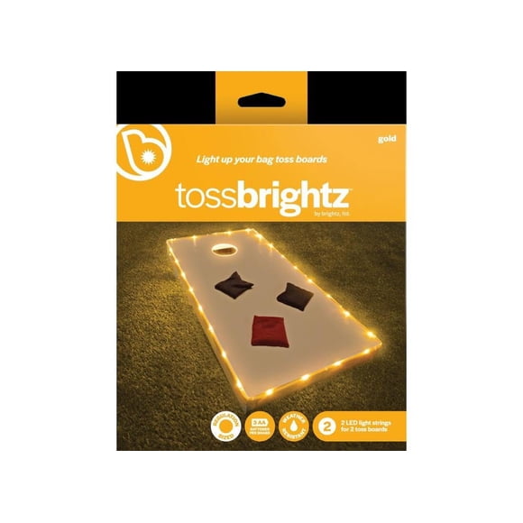 Luces LED Cornhole Brightz TossBrightz Gold para Cornhole