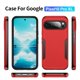 thumbnail image 2 of Para Google Pixel 10 Pro XL Funda a Prueba de Golpes Resistente Protección de Cuerpo Completo de Alta Resistencia a Prueba de Polvo/caídas Cubierta Funda, Rojo y Negro, para Pixel 10 Pro XL, 2 of 7