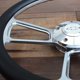 thumbnail image 2 of Volante Newworldmotoring de 35 cm negro con bocina Chevy, 2 of 4