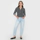thumbnail image 4 of Blusa Mujer Cuello Mao Print Rayas Negro Corona, 4 of 5