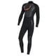 thumbnail image 2 of Mujeres Hombres Neopreno 3mm Traje De Neopreno Buceo Traje Completo Rash Guard Negro XL, 2 of 5