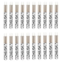Magideal - 20 Piezas Cepillos Portátiles Para Champú De Pestañas, Maquillaje, Baño, Cepillo De Pestañas, Cepillos Profesionales Para Lavado De Pestañas, Limpieza Negro
