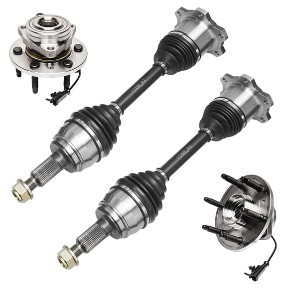 Bujes de rodamientos, kit de ejes CV, Detroit Axle Silverado