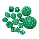 thumbnail image 2 of 15 Uds Juguetes De Entretenimiento Juego De Dados Para Juegos De Mesa De Rol Favores De Fiesta Verde, 2 of 5