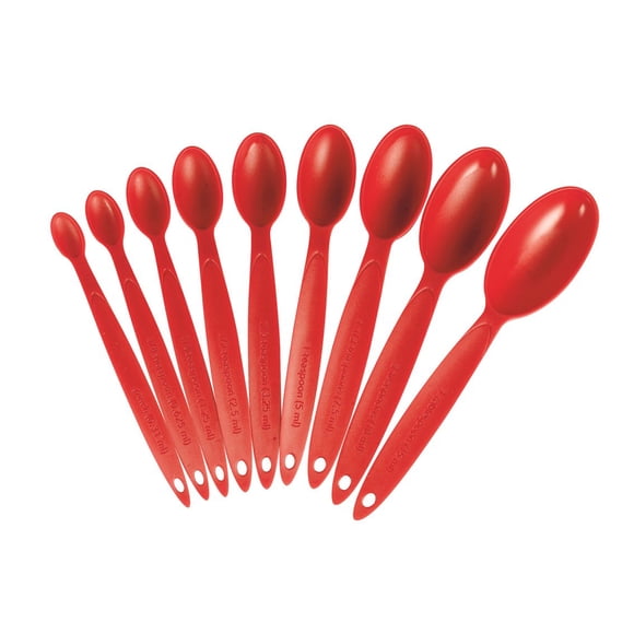 Set de Cucharas Medidoras Cuisipro Rojas 9 Piezas