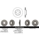 thumbnail image 1 of Disco Freno para auto Hyundai Santa Fe 2007-2013 Delantero, 1 of 4
