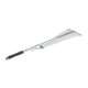 thumbnail image 1 of Rastrillo de metal ajustable para hojas de jardín, 15 púas, 65 pulgadas, rastrillo de hojas para césped, mango retráctil para mantenimiento de césped,, 1 of 5