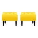 thumbnail image 1 of Set Pouf Wood 1c Felpa 00 Amarillo, 1 of 5