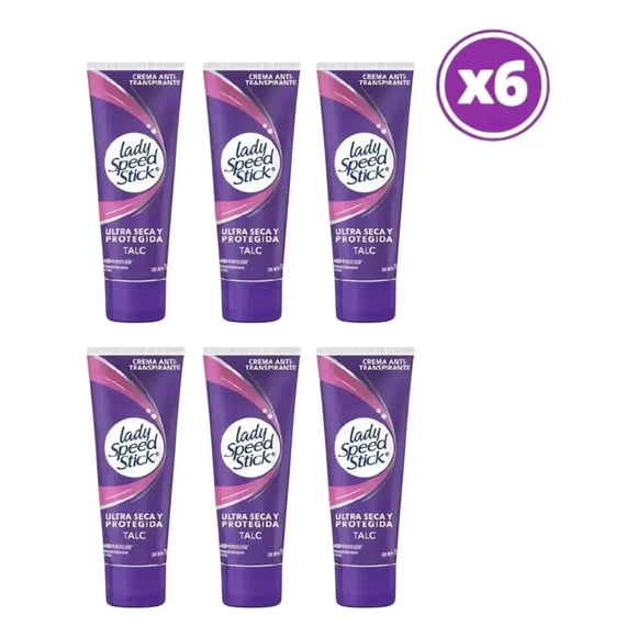 Pack 06 Crema Antitraspirante 70g