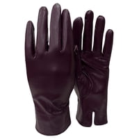 Todopiel - Guante Mujer Cuero Gu056 Burdeo